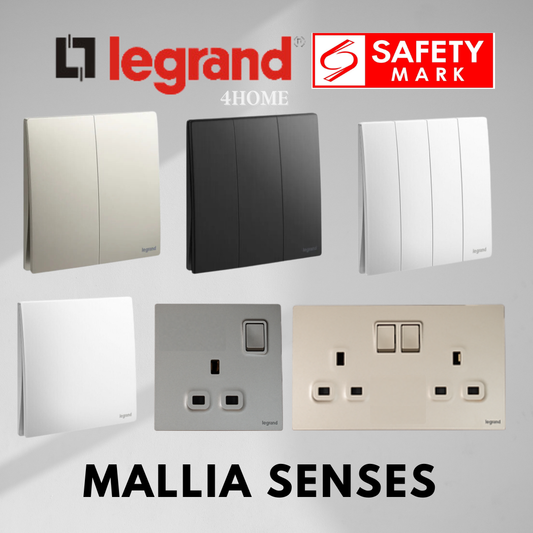 Legrand Mallia Senses Switch & Socket Singapore