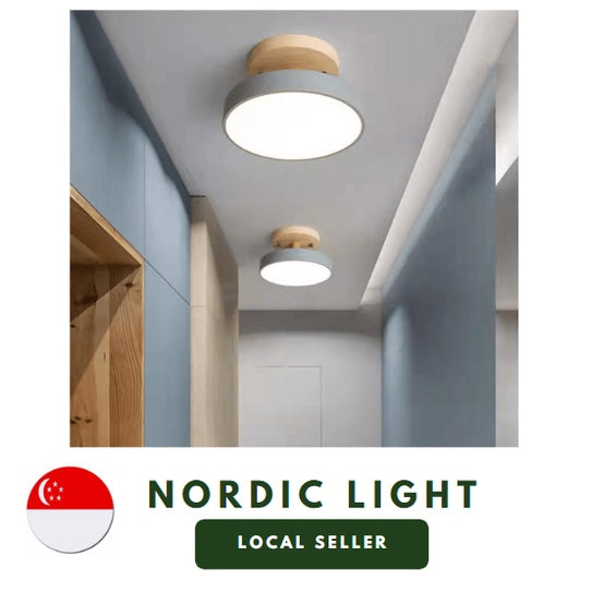 Premium Nordic Ceiling Light Spotlight Corridor Balcony Bathroom UFO 4HOME SINGAPORE - 4HOME