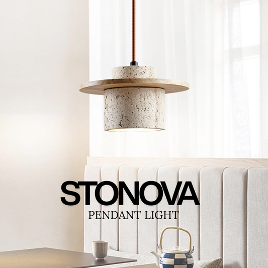 Travertine Stone Pendant Light E27