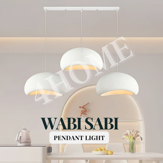 Minimalist Wabi-Sabi Cloud Egg-shaped 3Head Chandelier Pendant Island Dining Table 4HOME SINGAPORE - 4HOME