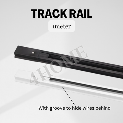 Minimalist Adjustable Track Round Cylindrical Spotlight LED 10W 3000K 4000K 4HOME SINGAPORE - 4HOME