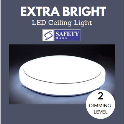 36W Extra Bright LED Ceiling Light 2 Dimming Level Safety Mark Approved 4HOME SINGAPORE - 4HOME
