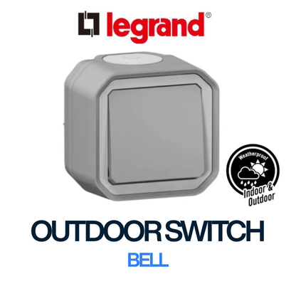 Legrand 户外防风雨门铃开关 10A 防水 4HOME 新加坡
