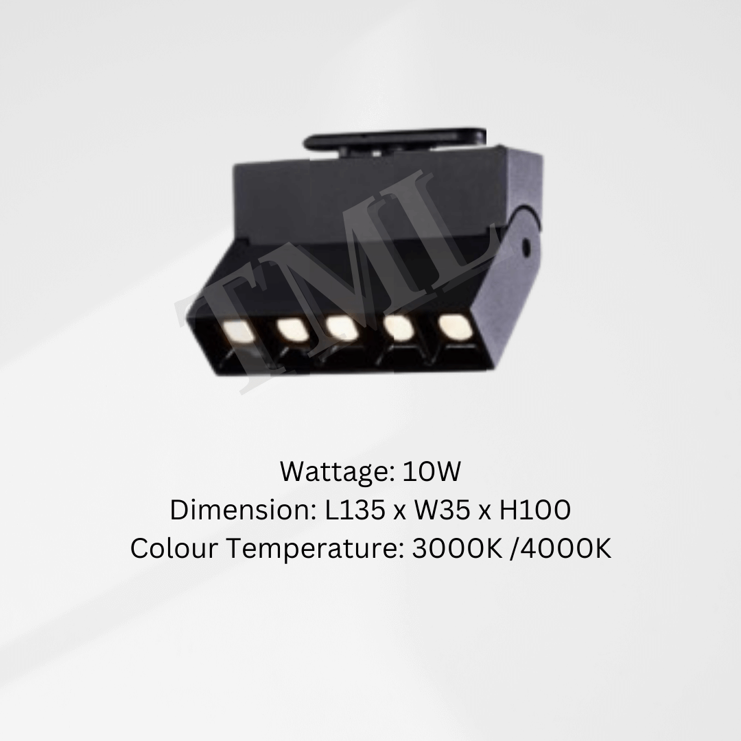 Adjustable Lego Tracklight 10W 20W Black White frame 4HOME SINGAPORE - 4HOME