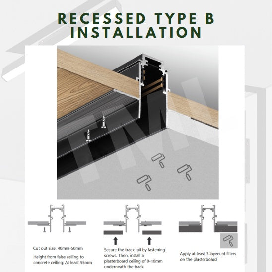Tri-Tone RGB M20 Magnetic Track Light System 4HOME SINGAPORE - 4HOME