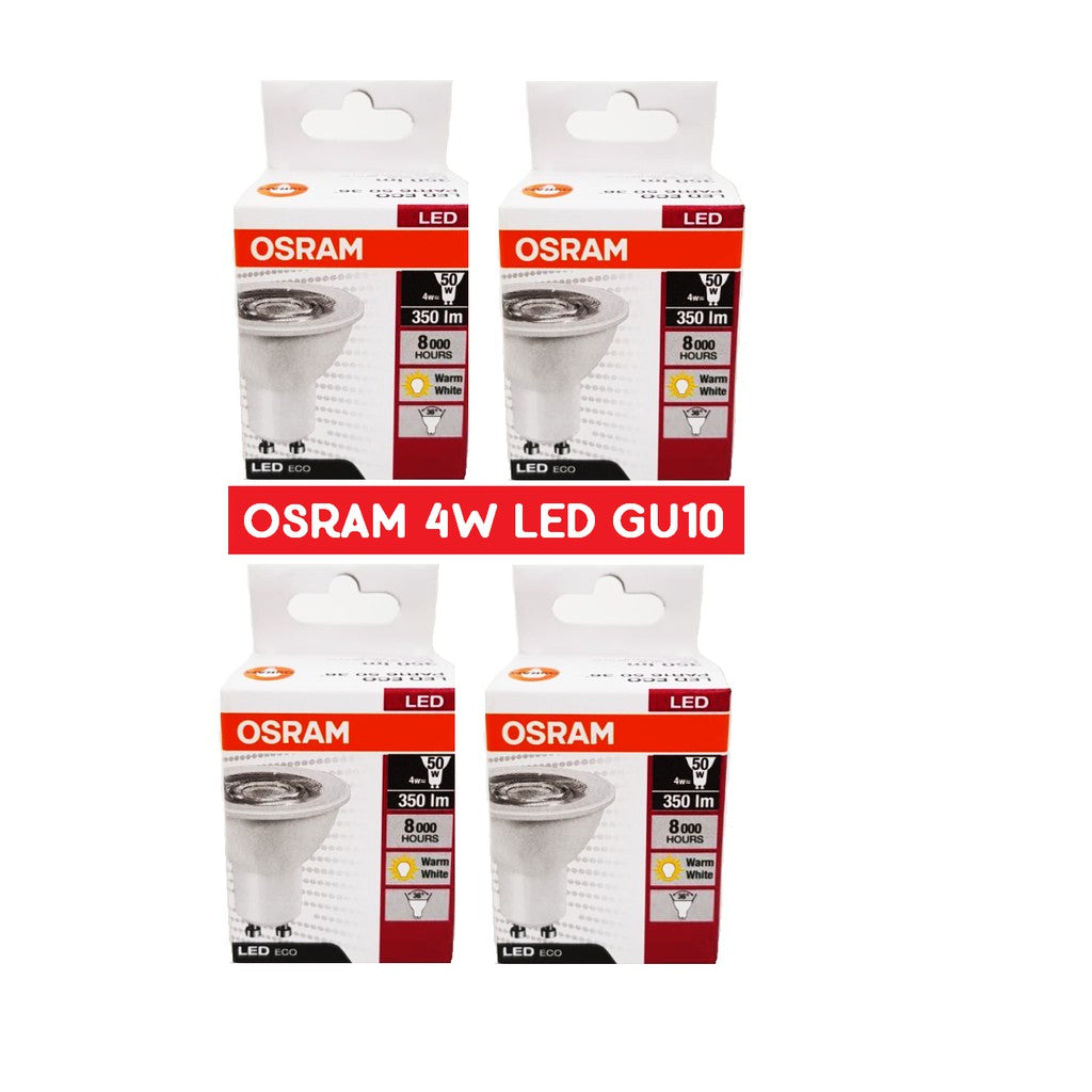[SG Local Seller] OSRAM LED GU10 4W Single Bundle Set 4HOME SINGAPORE - 4HOME