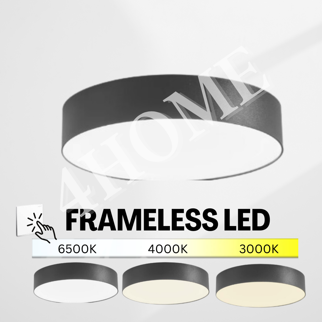 Premium Ultra Slim Frame LED Ceiling Light 18W Tritone Surface Mounted Downlight Surface Panel Light GSE 4HOME SINGAPORE - 4HOME