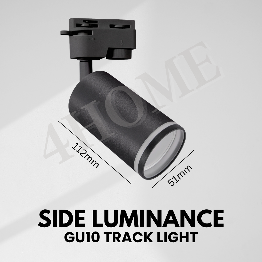 Modern Monochromatic Side Light Luminance GU10 Track Holder Track Light 4HOME SINGAPORE - 4HOME