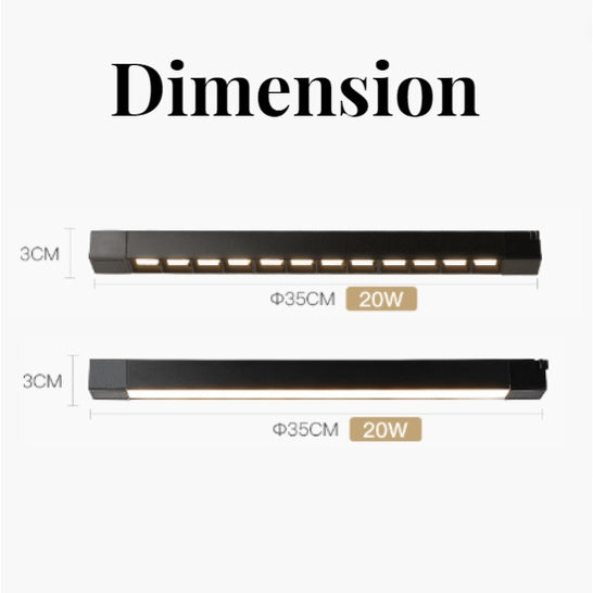 Linear Track Light Flood Light Diffuser Plug and Play 20W 4HOME SINGAPORE - 4HOME