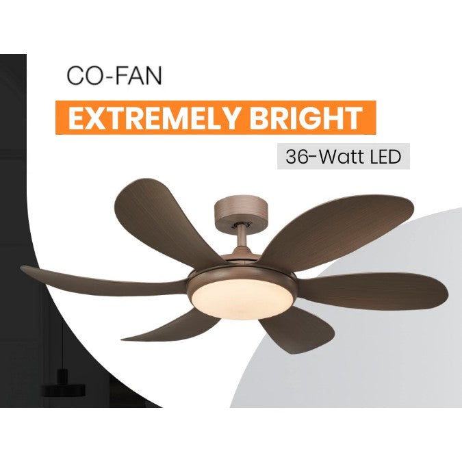 [Installation] Fanco Girasol Ceiling Fan 36W LED Light 46inch 3blades 6blades DC Fan 4HOME SINGAPORE - 4HOME