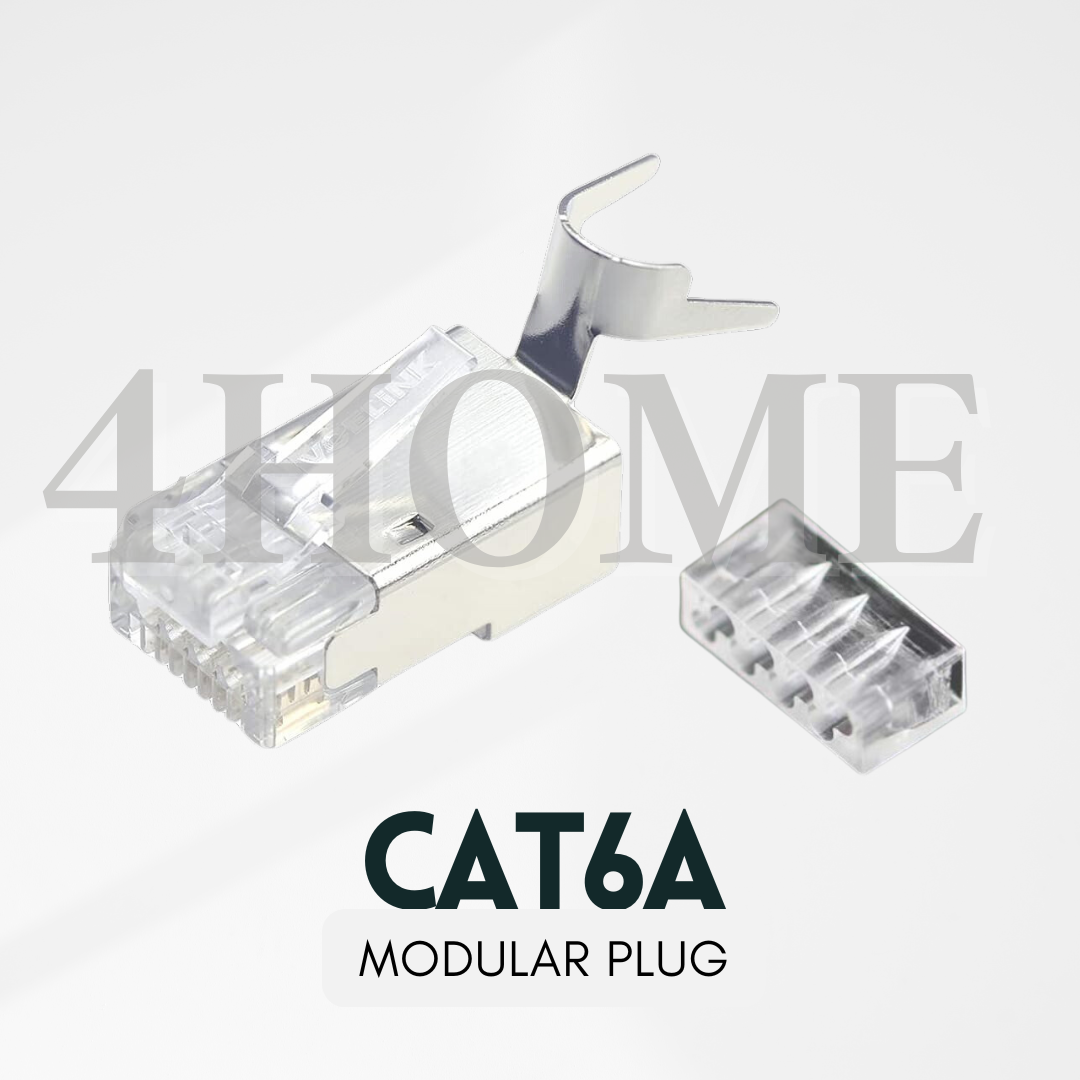 CAT6 CAT6A RJ45 Modular Plug and Boot Cover for Data Cable 4HOME SINGAPORE - 4HOME