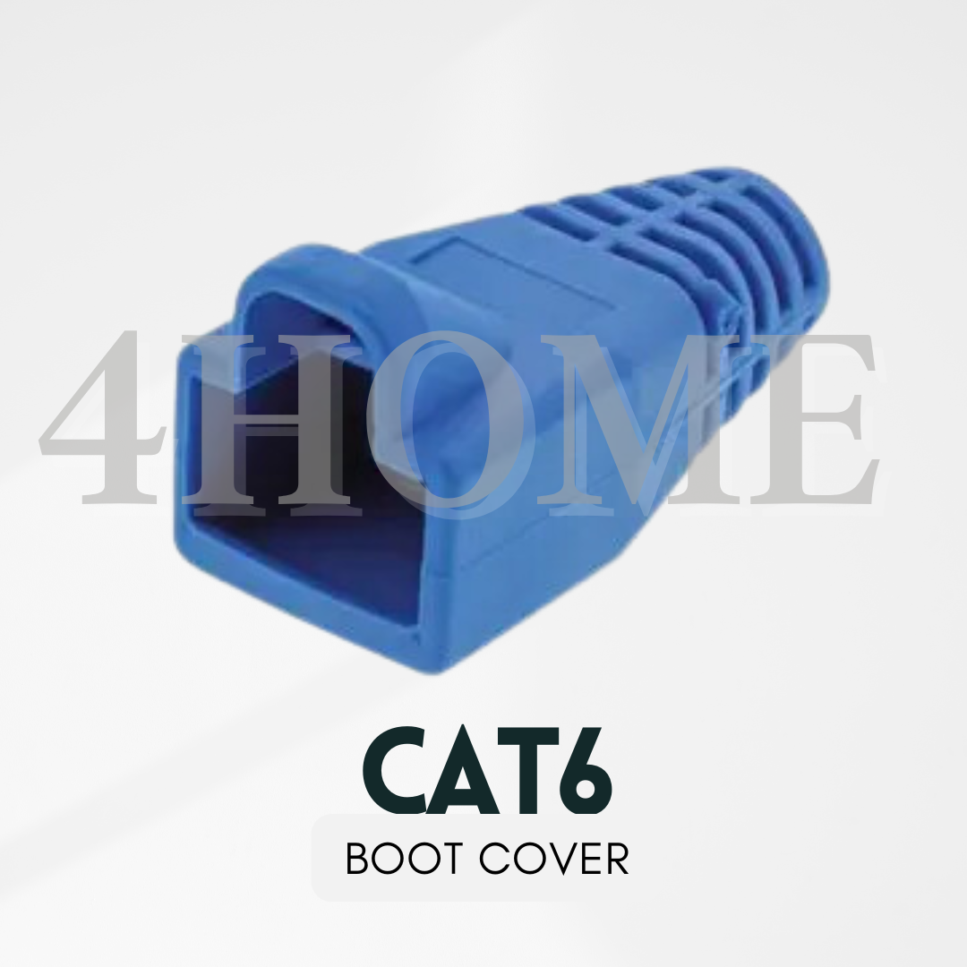 CAT6 CAT6A RJ45 Modular Plug and Boot Cover for Data Cable 4HOME SINGAPORE - 4HOME