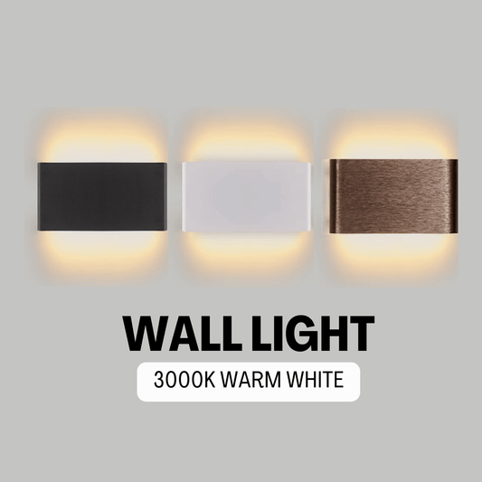 Nordic Slim Wall Light Black White Mocha Minimalist Bedside Staircase Lighting 4HOME SINGAPORE - 4HOME