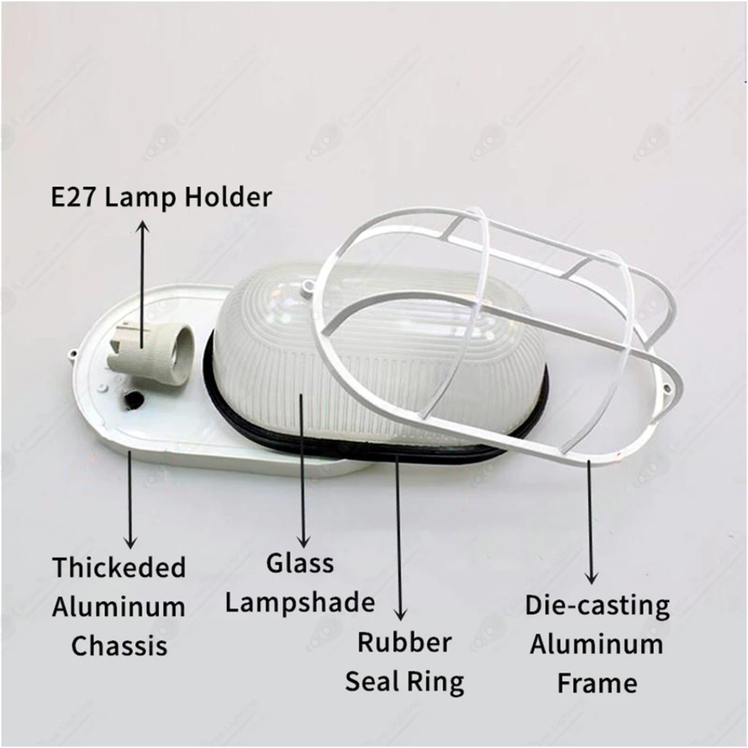 Outdoor Waterproof Wall Light Aluminium Black White E27 4HOME SINGAPORE - 4HOME