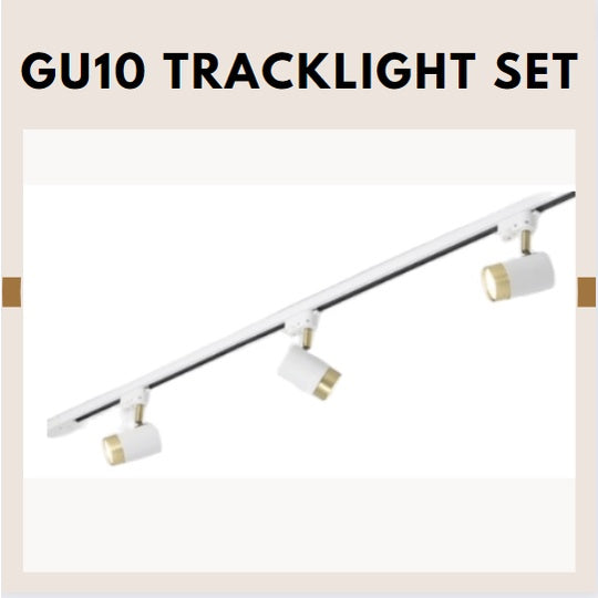 White Gold Black Gold GU10 Track Light 4HOME SINGAPORE - 4HOME