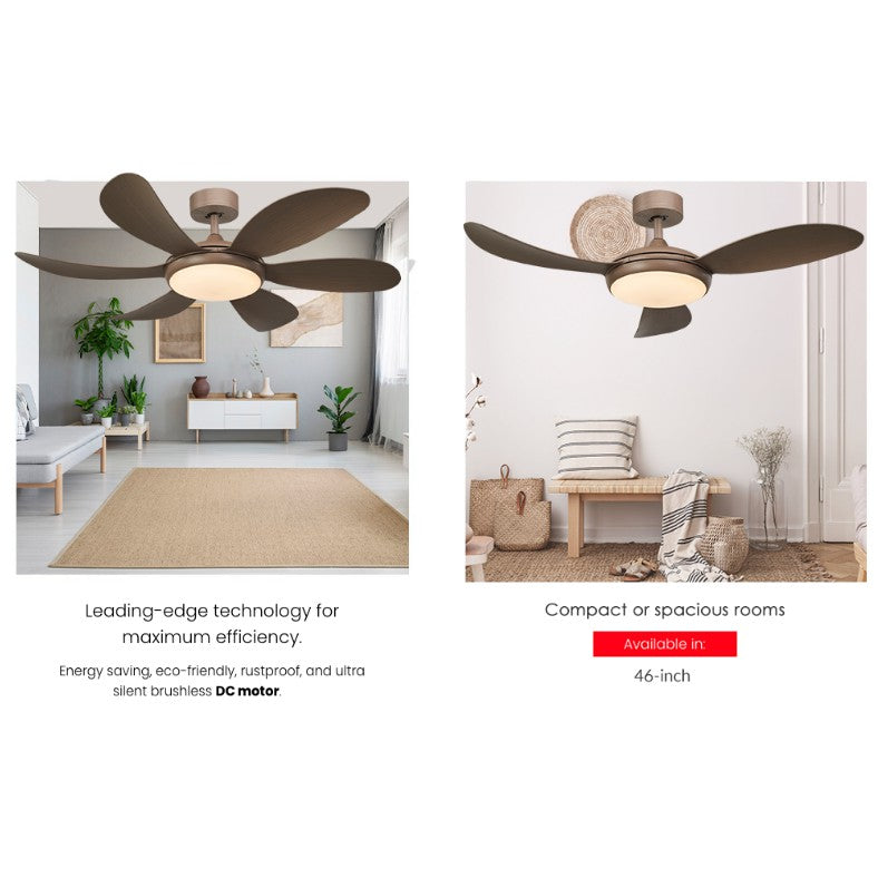 [Installation] Fanco Girasol Ceiling Fan 36W LED Light 46inch 3blades 6blades DC Fan 4HOME SINGAPORE - 4HOME
