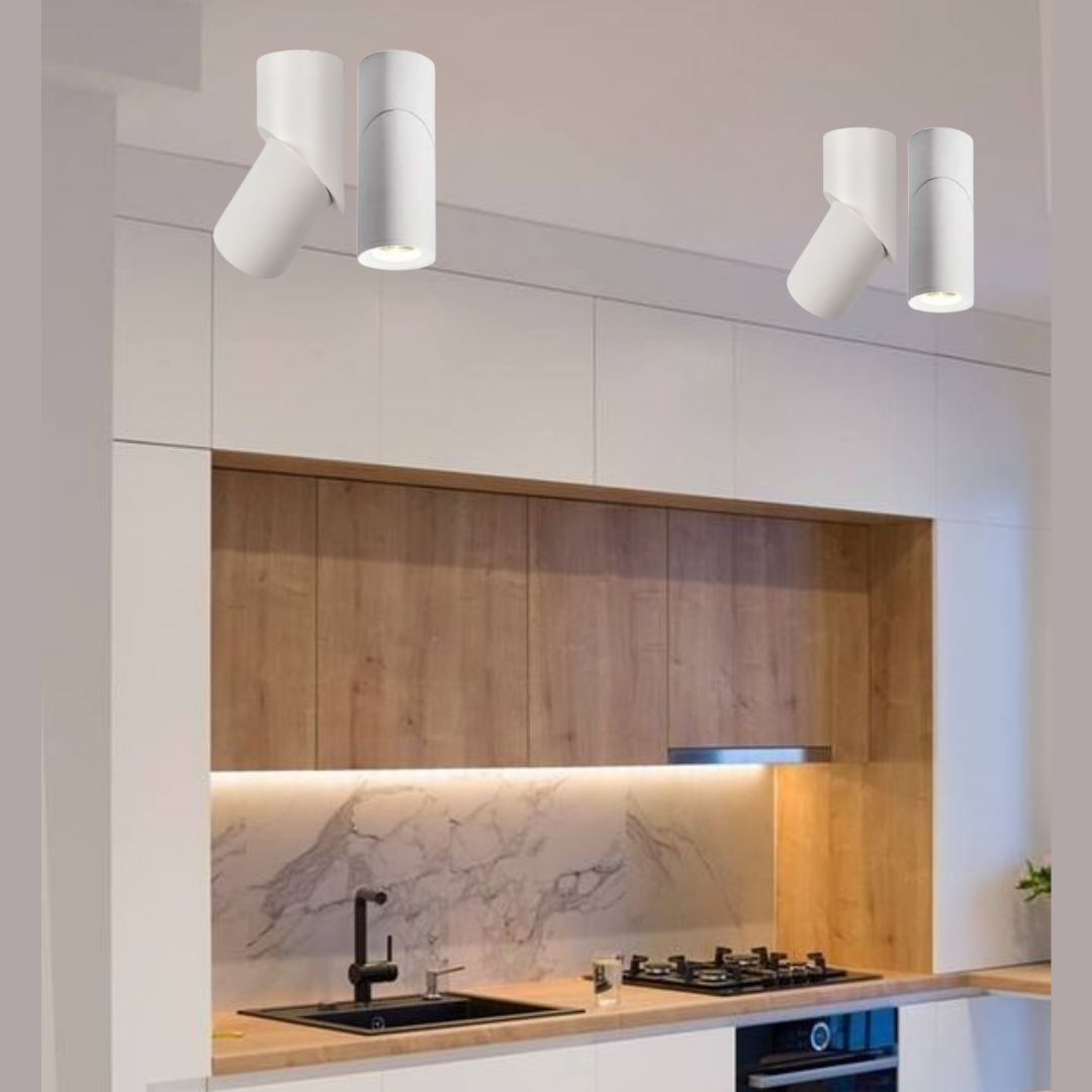 Prism Adjustable led surface spotlight 7W Black White