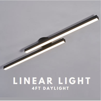 Rectangular Dual Linear Light Surface Mount Type Dining 4HOME SINGAPORE - 4HOME