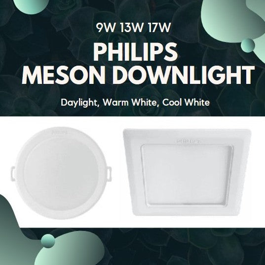 Philips Meson Downlight 9W 13W 17W Warm White Cool White Daylight Down Light 4HOME SINGAPORE - 4HOME