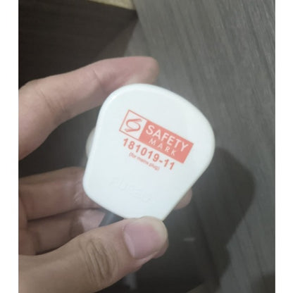 Britz 3 Pin Plug 13A With Fuse Singapore Safety Mark UK Standard 4HOME SINGAPORE - 4HOME