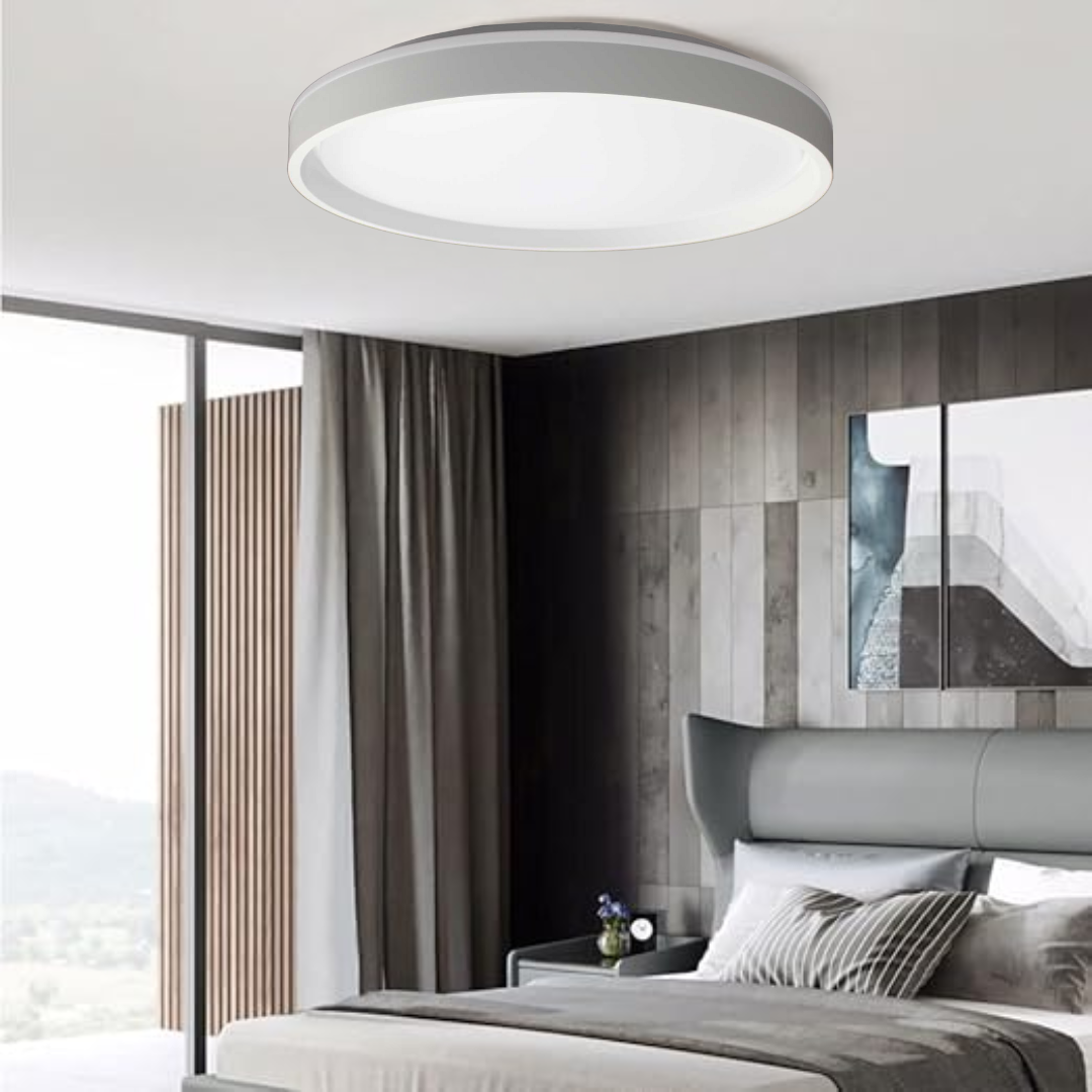 Premium Nova LED Ceiling Light 39cm White Gold Remote Dimmable Available