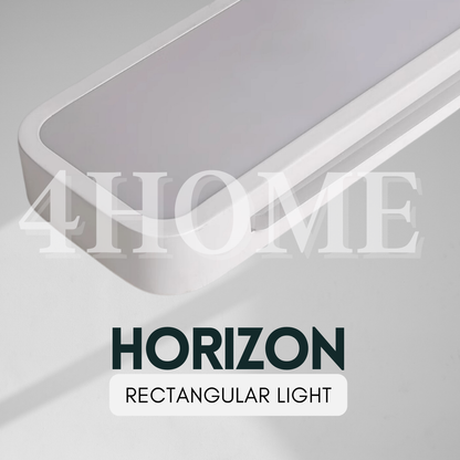 Nordic Horizon Black White Rectangular Linear Pod Led Ceiling Light 78cm Corridor Bedroom Service Yard 4HOME SINGAPORE - 4HOME