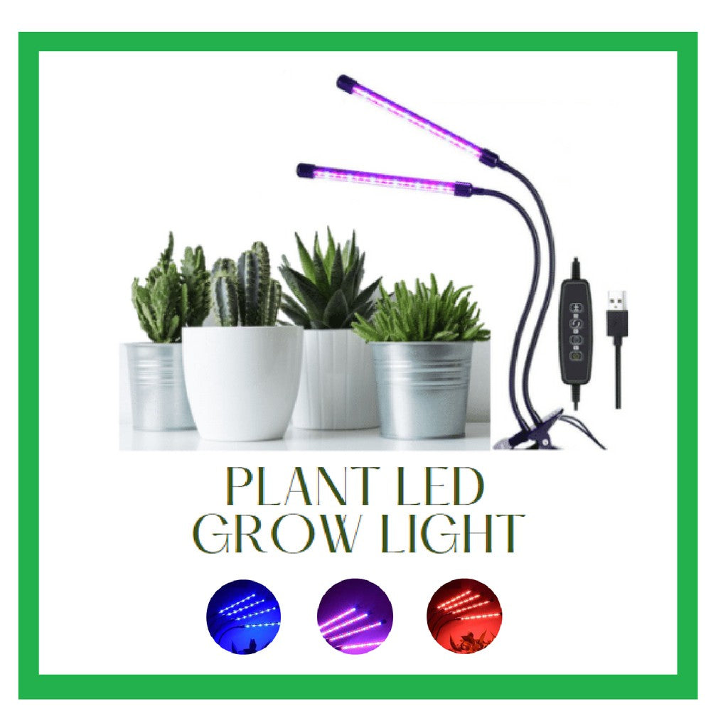 [SG Seller] Plant LED Grow Light USB Full Spectrum with Timer Indoor Hydroponic Vegetable Lamp 4HOME SINGAPORE - 4HOME