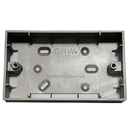 Legrand Galion Mallia Jovia Compatible Surface Mounting Box Black Silver Champagne Rose Gold Switch Socket Base 4HOME SINGAPORE - 4HOME