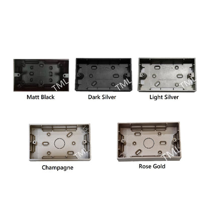 Legrand Galion Mallia Jovia Compatible Surface Mounting Box Black Silver Champagne Rose Gold Switch Socket Base 4HOME SINGAPORE - 4HOME