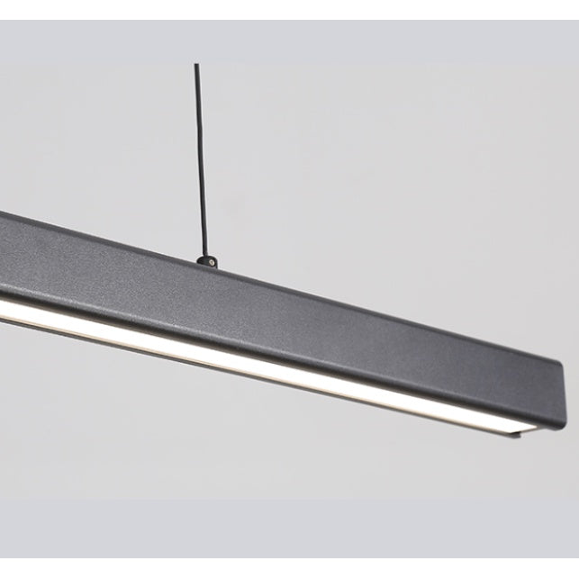 Premium Black Wood Linear Pendant Light 32W 3Tone Dining Island Study Kitchen 4HOME SINGAPORE - 4HOME