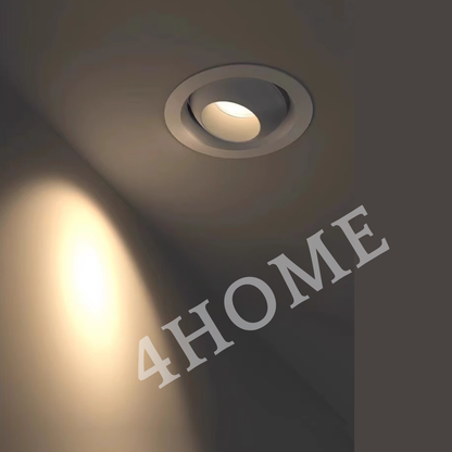 Nano Recessed LED Spotlight 7W 4000K | 360° Rotatable 45° Adjustable Tilt | Premium Downlight Ceiling Light