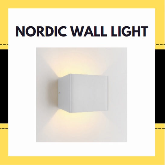 Nordic Wall Light 5W Minimalist Bedside Staircase Lighting 4HOME SINGAPORE - 4HOME