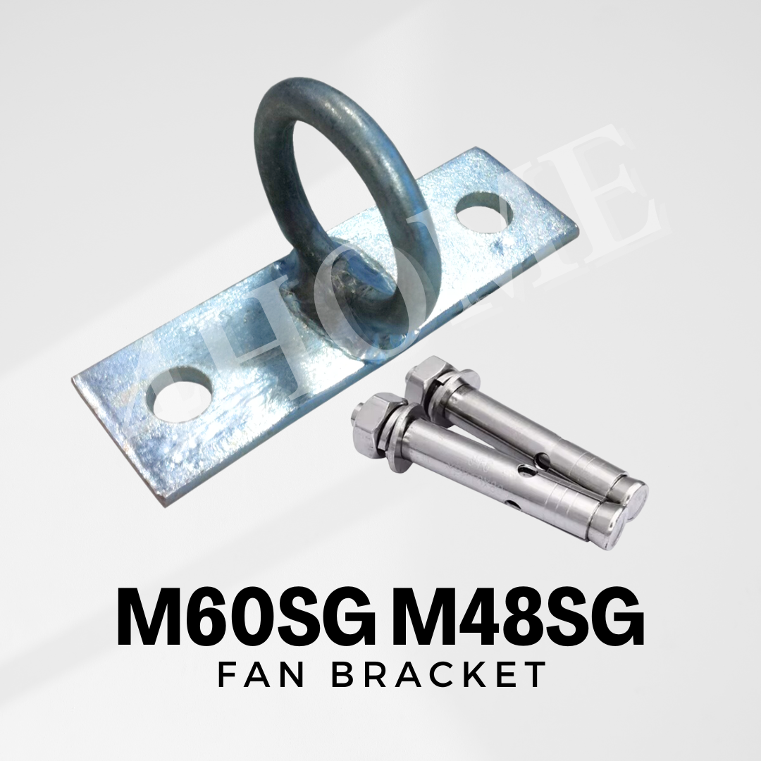Ceiling Fan Bracket Hook for KDK Fans or Swing + M10 Sleeve Anchor 4HOME SINGAPORE - 4HOME