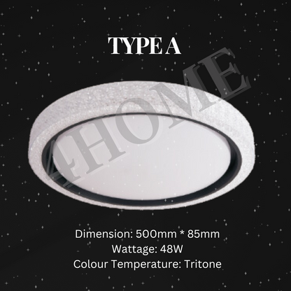 Premium Luxurious Crystal Design LED Light Twist & Turn Bedroom Living Room Kitchen 4HOME SINGAPORE - 4HOME