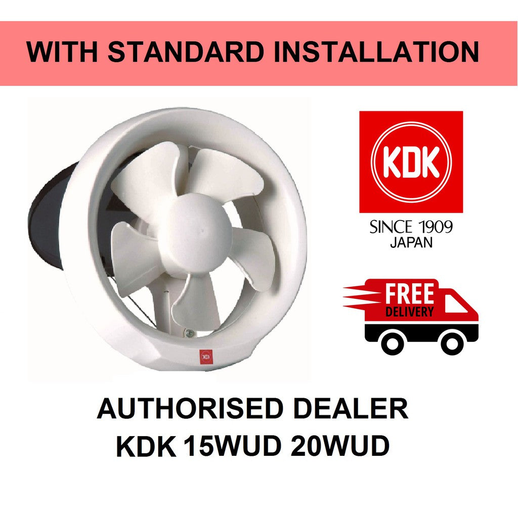 [Installation] KDK 15WUD 20WUD Exhaust Ventilation Fan 15 20 WUD 4HOME SINGAPORE - 4HOME