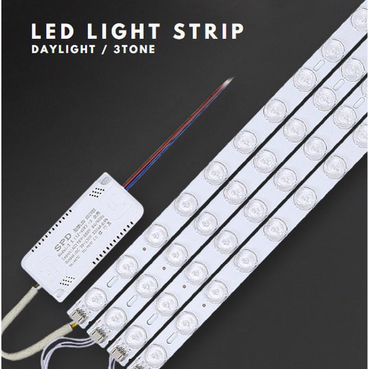 LED Ceiling Light Long Magnetic LED Strip Easy Replacement 48w 72w 4HOME SINGAPORE - 4HOME
