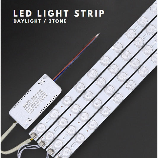 LED Ceiling Light Long Magnetic LED Strip Easy Replacement 48w 72w 4HOME SINGAPORE - 4HOME
