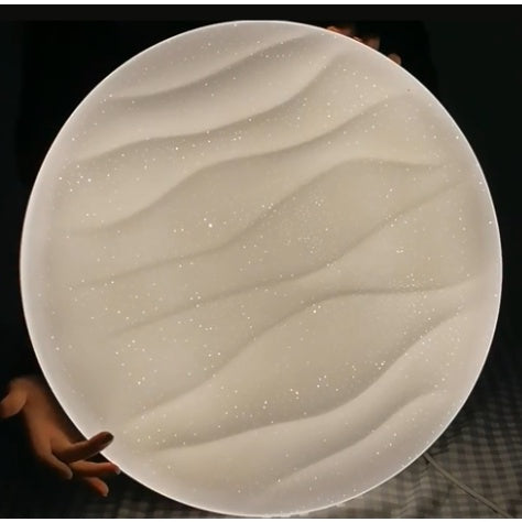 Premium Glittering Real Wood Nordic LED Ceiling Light Tritone Macaron Hamburger 4HOME SINGAPORE - 4HOME