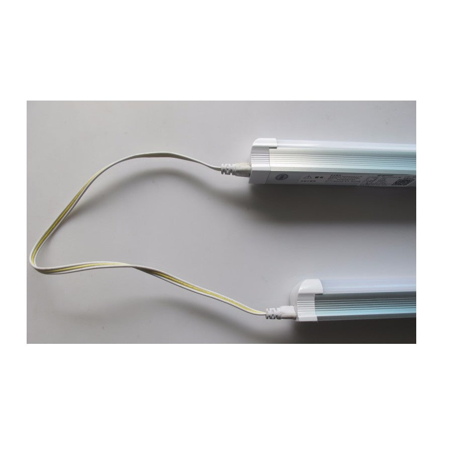 [SG Local Seller ] 2x T5 3 Pin 30cm 50cm LED Connector Cable Wire Extension 3Pin 1ft 4HOME SINGAPORE - 4HOME