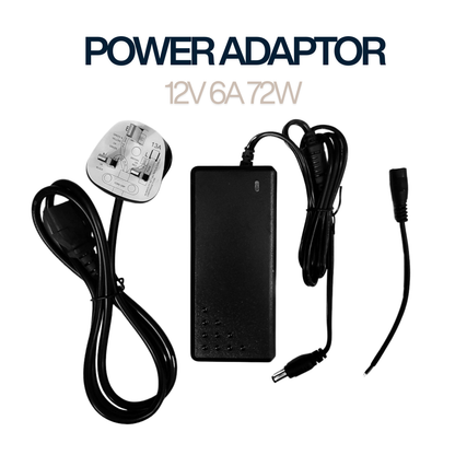 LED 灯带交流直流电源适配器变压器 12V 6A 72W LED 驱动器 4HOME 新加坡