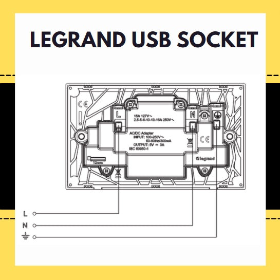 Legrand Belanko S 13A Socket with USB 4HOME SINGAPORE - 4HOME