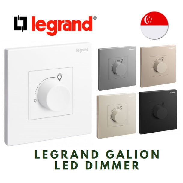 Legrand Galion Dimmer for Lighting LED Halogen 2 824 19 2 824 20 4HOME SINGAPORE - 4HOME