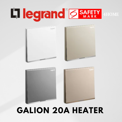 Legrand Galion 20A Heater with safety mark