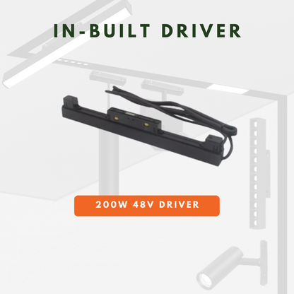 M20 200w driver in built on track 48V
