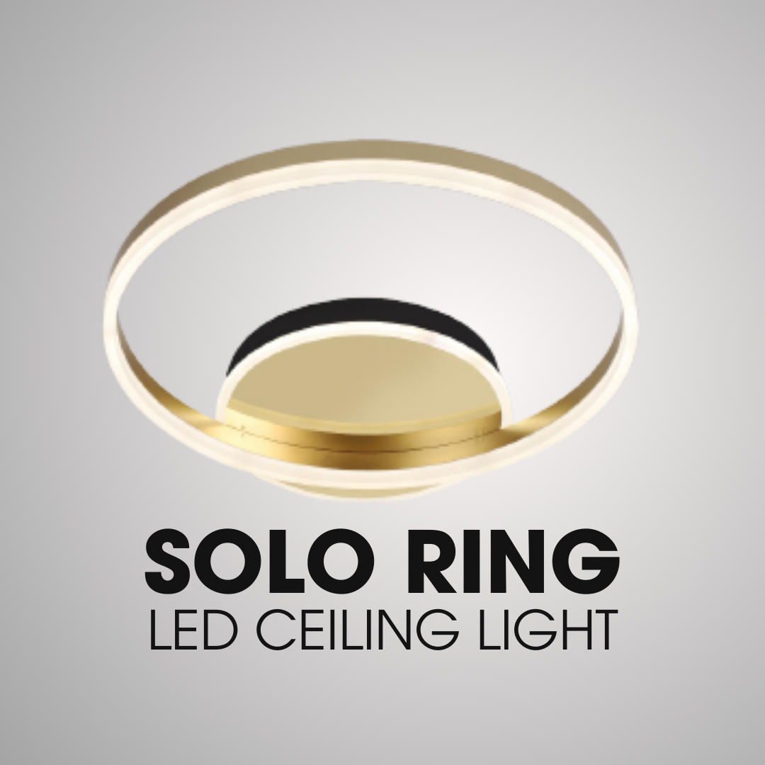 Premium Gold Luxurious LED ceiling llight Single Rin