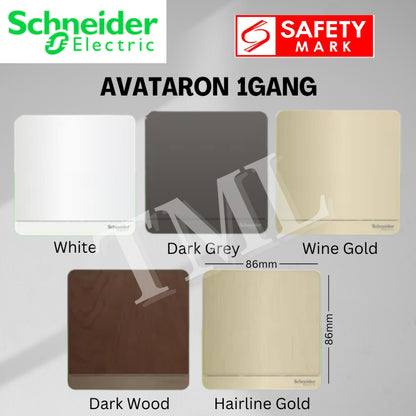 Schneider Electric AvatarOn 1gang 1way 1gang 2way