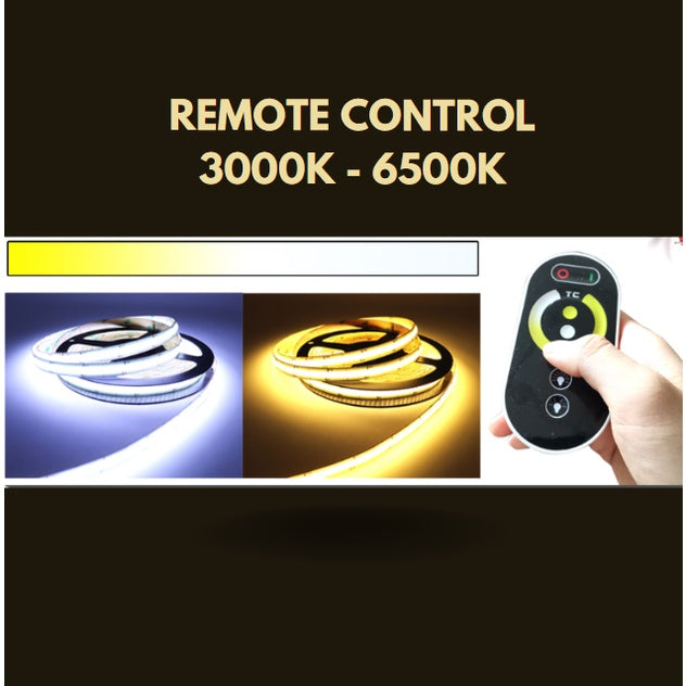 Tri-tone COB LED Strip Light 3tone Dimmable 5meters 4HOME SINGAPORE - 4HOME