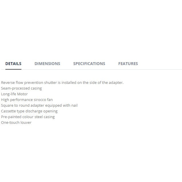 KDK 17CUG 17CUH 24CUG 24CUH Exhaust Fan Ceiling Mount Ventilating Ventilation Fan 4HOME SINGAPORE - 4HOME