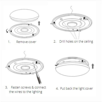 Premium Luxurious Crystal Design LED Light Twist & Turn Bedroom Living Room Kitchen 4HOME SINGAPORE - 4HOME