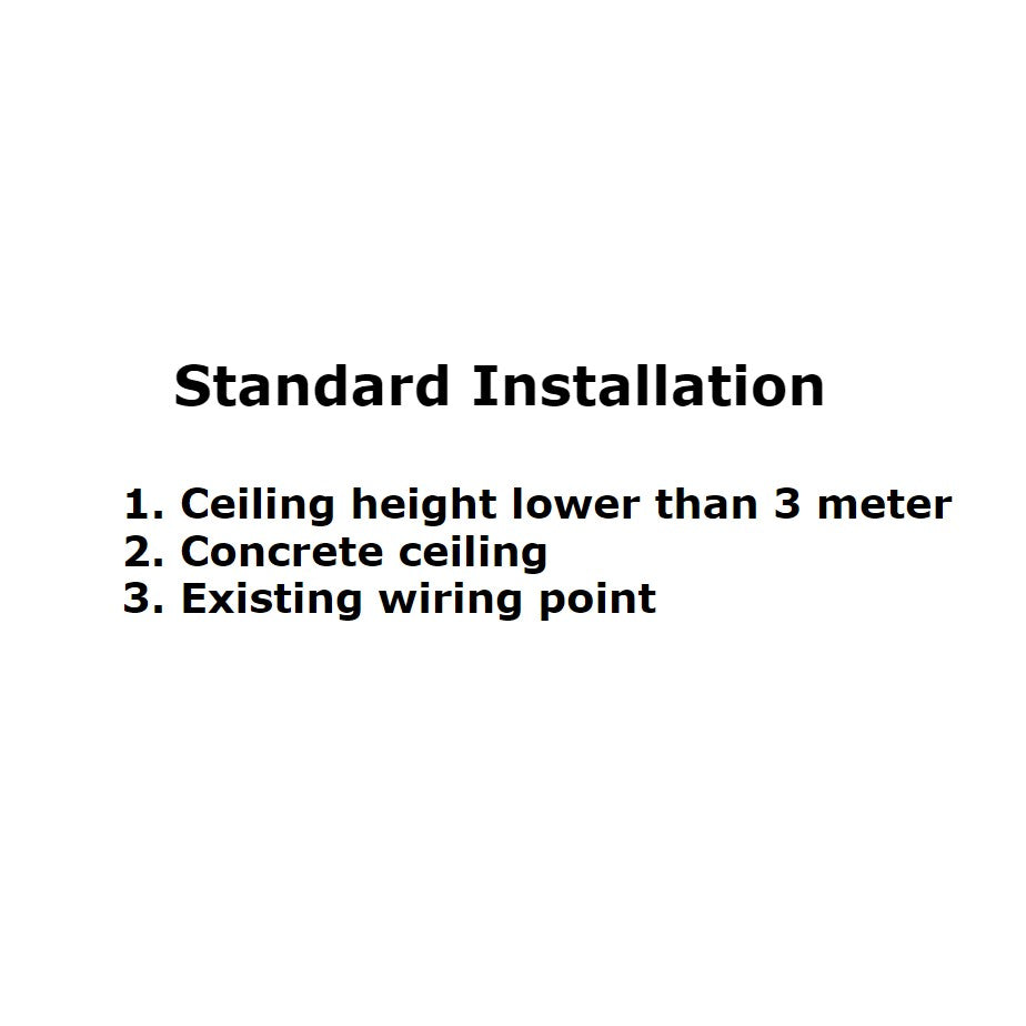 Fanco DELGALA DC Ceiling Fan 45" 52" (Safety Mark) with Standard Installation 4HOME SINGAPORE - 4HOME